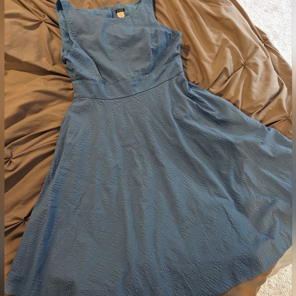J Crew light blue dress with pockets *